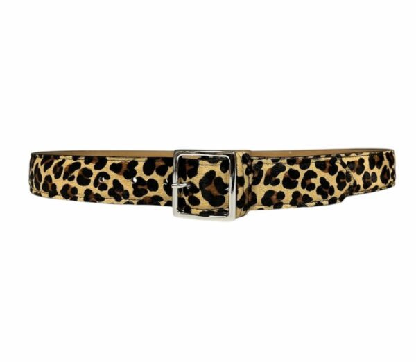 Ceinture <b>Cuir Imprimé Léopard</b>